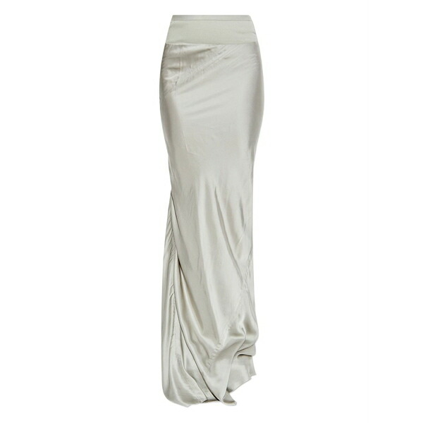 リックオウエンス レディース スコート ボトムス Ribbed-waistband skirt Silver