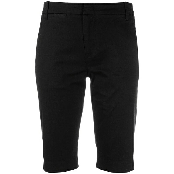 ヴィンス レディース 心地好いズボン下 ボトムス Knee-length chino shorts Black