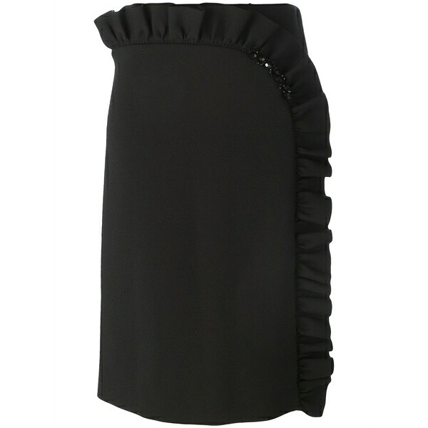 シモーネ・ロシャ レディース スコート ボトムス Frilled straight skirt Black