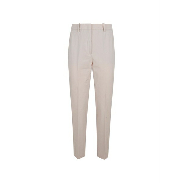 インコテックス レディース カジュアルパンツ ボトムス Elasticated-waistband pressed-crease trousers Neutrals