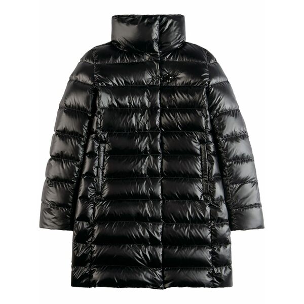 フェイ レディース 厚地の外套 アウター Urban high-neck padded coat  Black
