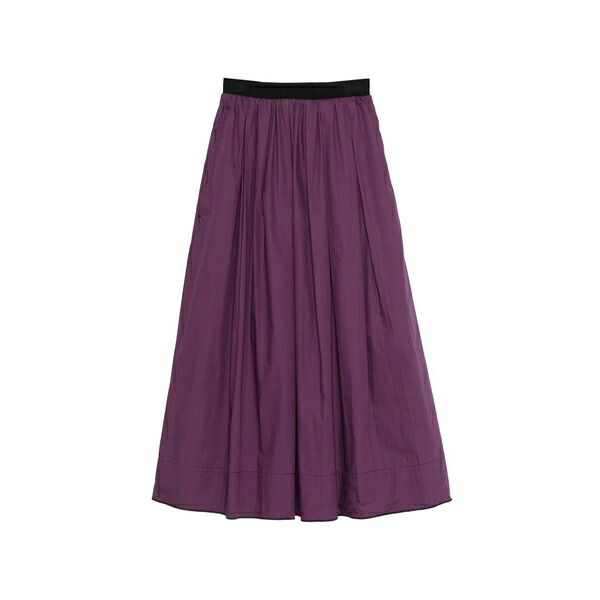 テラ レディース スカート ボトムス Leda pleated midi skirt Purple