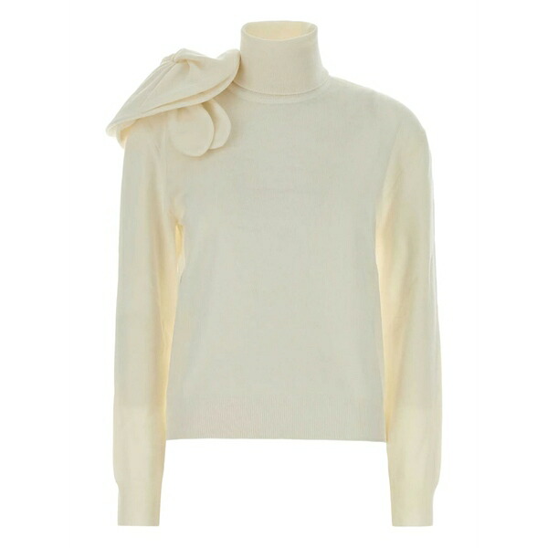 モスキーノ レディース 編み物\u0026スウェーター アウター Bow sweater Neutrals