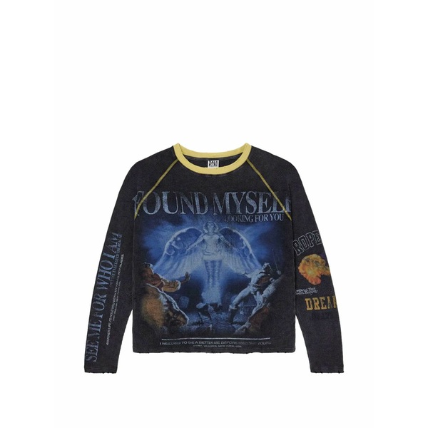 ベール メンズ パーカー・スウェットシャツ アウター Graphic-print sweatshirt Black