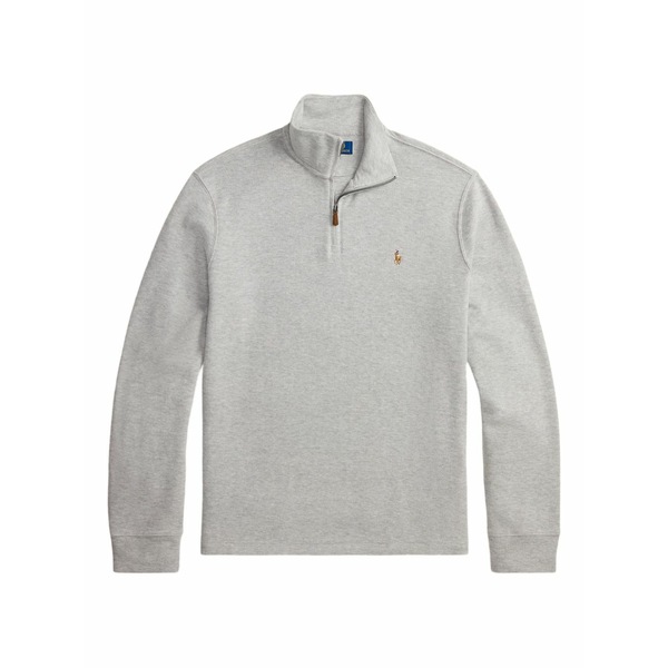 ラルフローレン メンズ パーカー・スウェットシャツ アウター Half-zip sweatshirt Grey