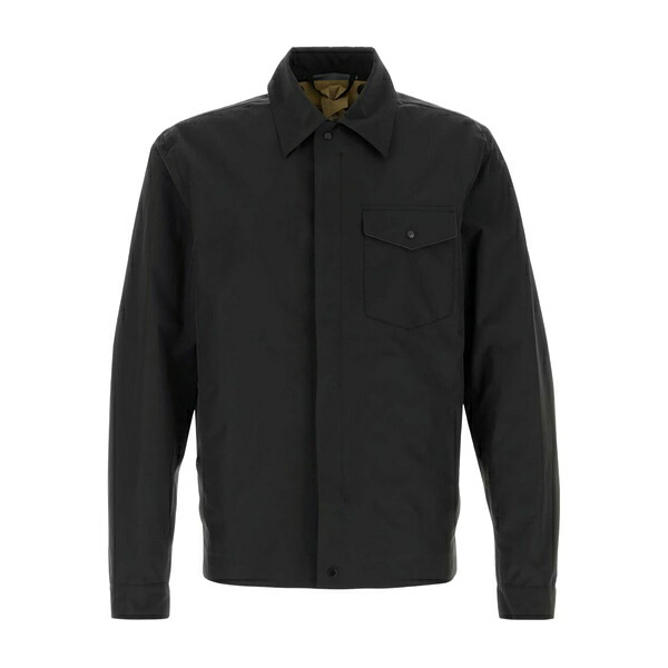 テンシー メンズ ジャケット＆ブルゾン アウター Bonded utility-pocket overshirt Black｜asty