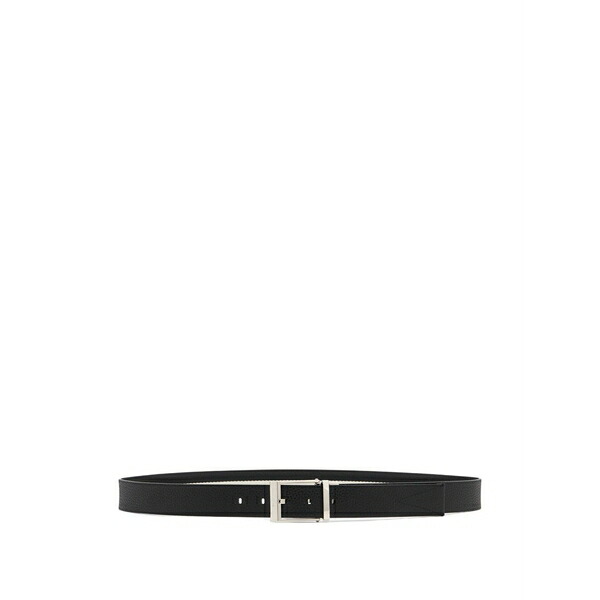 バリー メンズ 胴締め 佩び物 Shiffie reversible leather belt Black