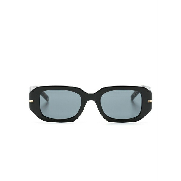 ボス レディース サングラス＆アイウェア アクセサリー Rectangle-shape tinted sunglasses Black｜asty