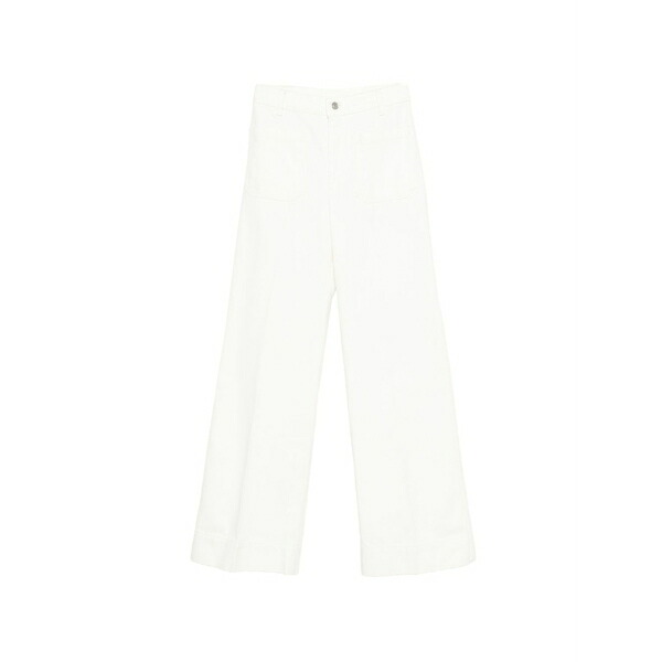 ヴィクトリア ベッカム レディース ジーンズズボン下 ボトムス Patch-pocket jeans White