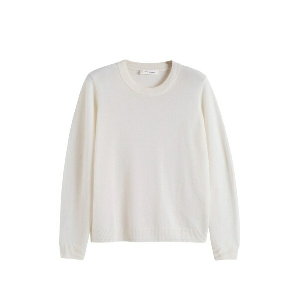 チンティアンドパーカー レディース ニット&セーター アウター Round-neck cashmere sweater White|asty