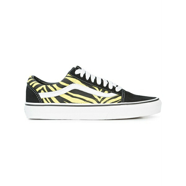 バンズ メンズ スニーカー シューズ Old skool zebra low-top sneakers Black