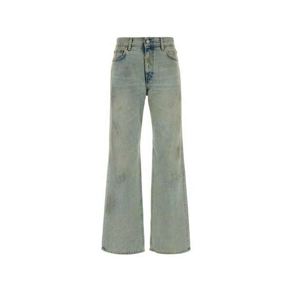 ハイクール レディース カジュアルパンツ ボトムス Korea five-pockets jeans Blue