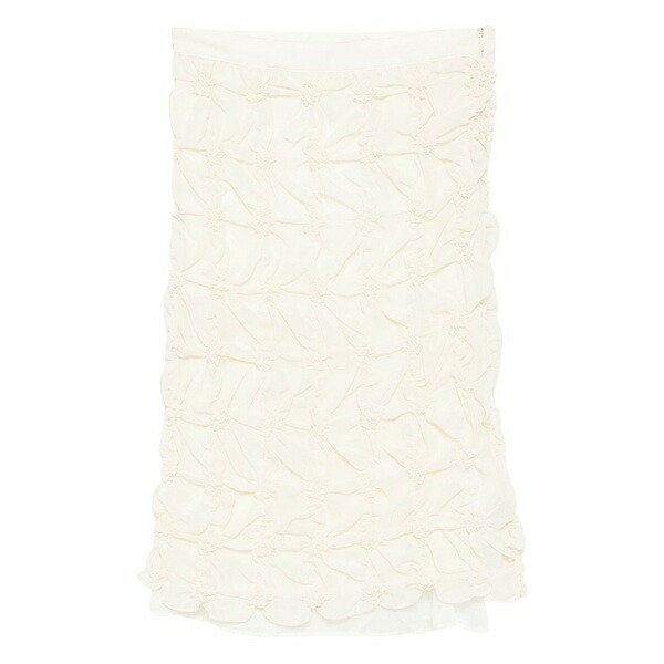 鍵を掛ける レディース スコート ボトムス Scrunched chiffon skirt Neutrals スカート-レディースファッション
