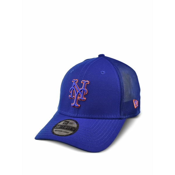 ニューエラ メンズ 帽子 アクセサリー 39thirty new york mets trucker cap Blue|asty