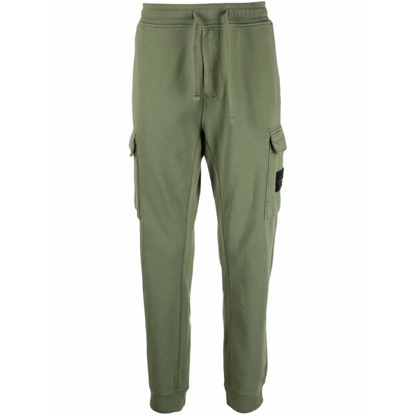 ストーンアイランド メンズ カジュアルパンツ ボトムス Compass badge track pants Green|asty