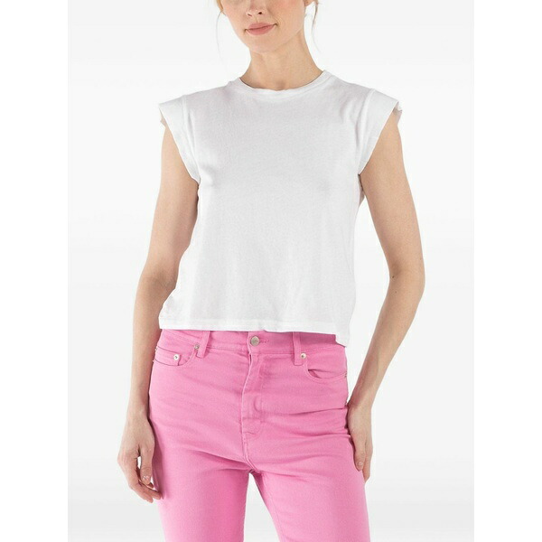 ザ・グレート レディース ティーシャツ トップス Peak shoulder t-shirt White トップス-レディースファッション-Tシャツ・カットソー