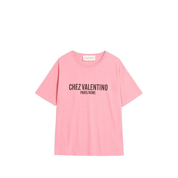 ヴァレンティノ ガラヴァーニ レディース プルオーバー トップス Printed t-shirt Pink