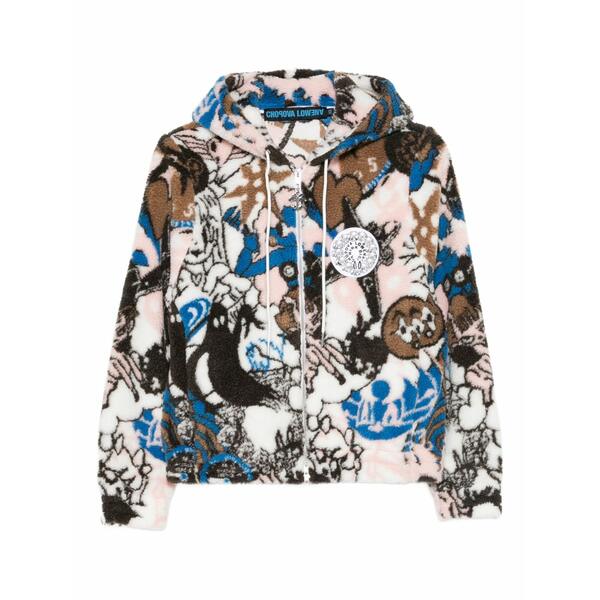 チョポヴァ ロウェナ レディース パーカー・スウェットシャツ アウター Engine party fleece hoodie  White
