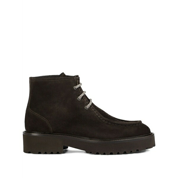 ドンカルズ レディース ブーツ シューズ Suede lace-up boots Brown｜asty