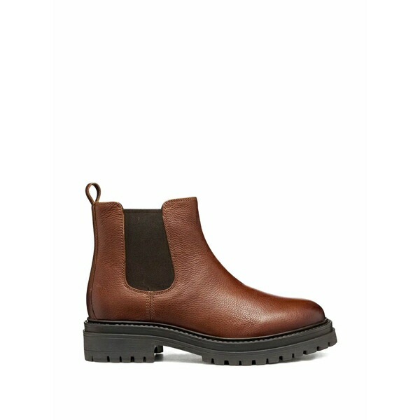 ジェオックス レディース ブーツ シューズ Pull-tab chelsea boots Brown