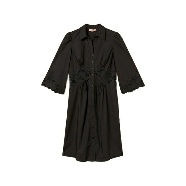 ツイン仕掛ける レディース 衣装 トップス Lace MIDI dress Black