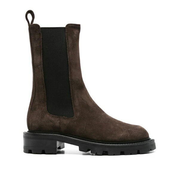 光の都市テキサス州 レディース ブーツ シューズ Suede chelsea boots Brown
