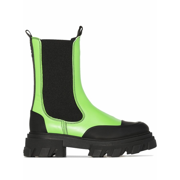 ガニー レディース ブーツ シューズ Chunky-sole ankle boots Green