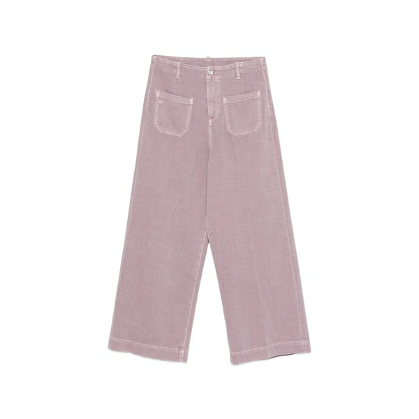 ナイン イン ザ モーニング レディース デニムパンツ ボトムス Naia cropped jeans Pink|asty