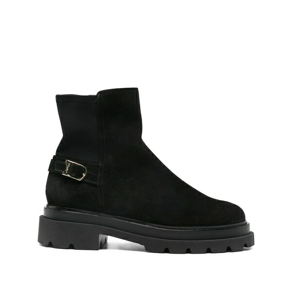 サントーニ レディース ブーツ シューズ Buckle-fastening boots Black