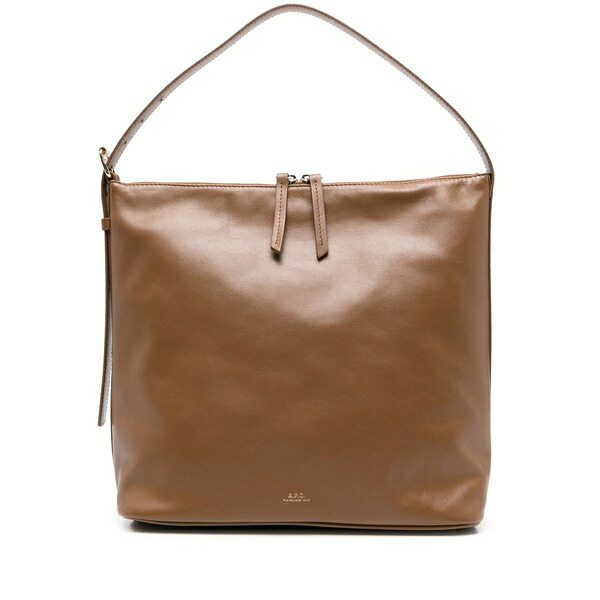 アーペーセー レディース ショルダーバッグ 御徒面子 Leather shoulder bag  Brown