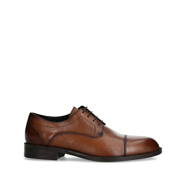 主任者 メンズ 御召しものシューズ シューズ Leather oxford shoes Brown