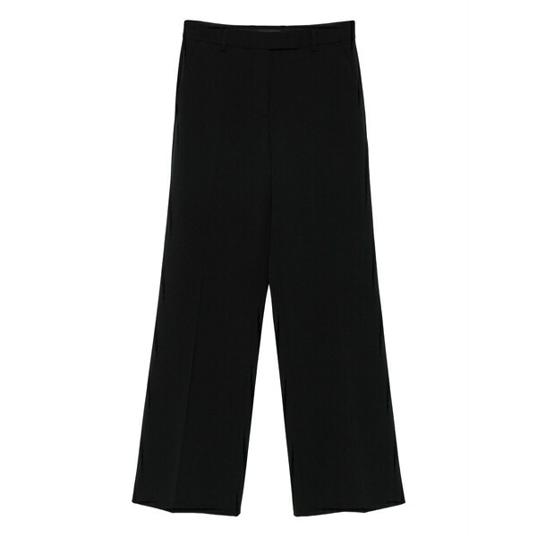 セブンティ レディース 心地好いズボン下 ボトムス Wide-leg trousers Black