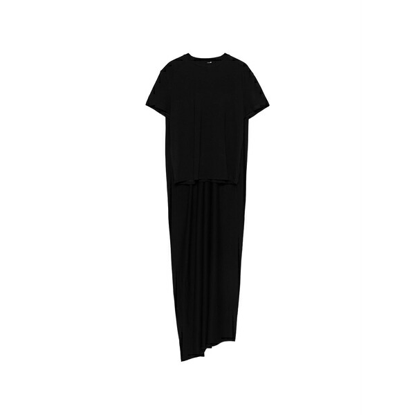 マグダ・ブトリム レディース ティーシャツ トップス Draped t-shirt Black