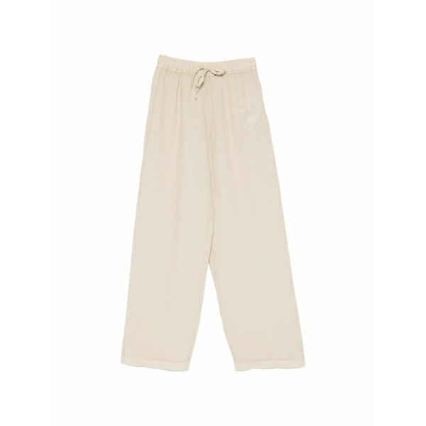 １２０％リノ レディース 心地好いズボン下 ボトムス Drawstring-fastening trousers Neutrals