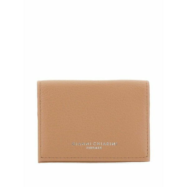 ジャンニ・キアリーニ レディース 紙入れ 付属品 Dollaro card holder Neutrals