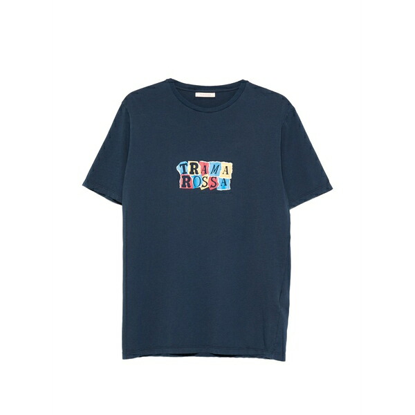 トラマロッサ メンズ プルオーバー トップス Logo t-shirt Blue