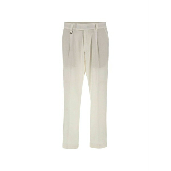 パウロペコラ メンズ 心地好いズボン下 ボトムス Duomo pleated trousers Neutrals