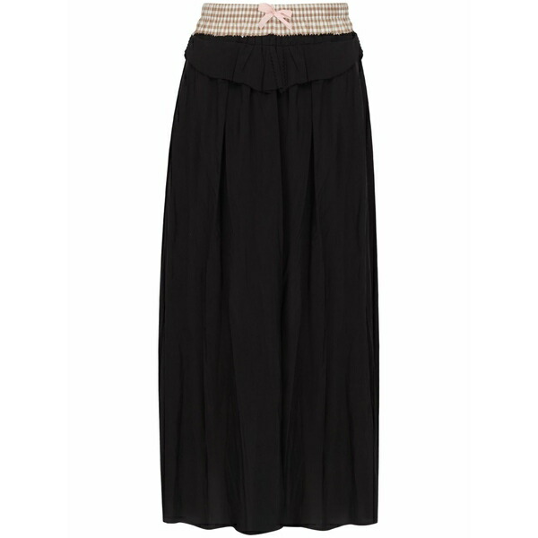 マルタンマルジェラ レディース スコート ボトムス Elastic-waistband skirt Black