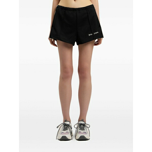 パーム・エンジェルス レディース カジュアルパンツ ボトムス Classic logo track shorts Black|asty