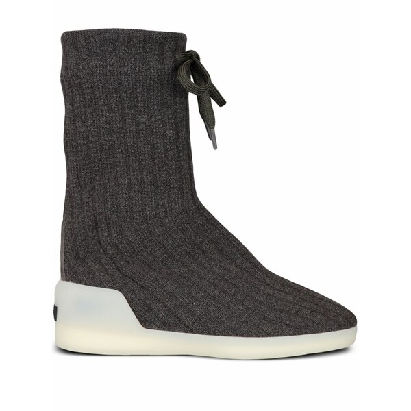 フィアオブゴッド メンズ ブーツ シューズ Moc knitted boots Brown｜asty