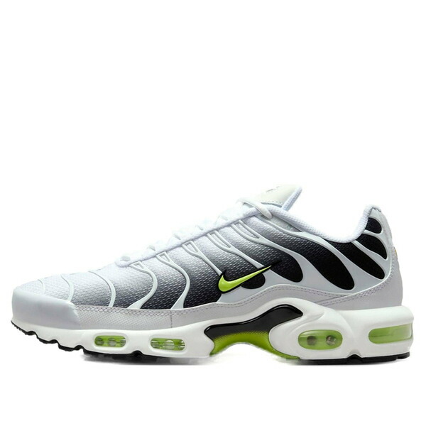 Nike ナイキ メンズ スニーカー  【Nike Air Max Plus \u0027White Black Volt\u0027 DM0032-103】  大いさ US_7(25.0珊) メンズ靴-靴-スニーカー