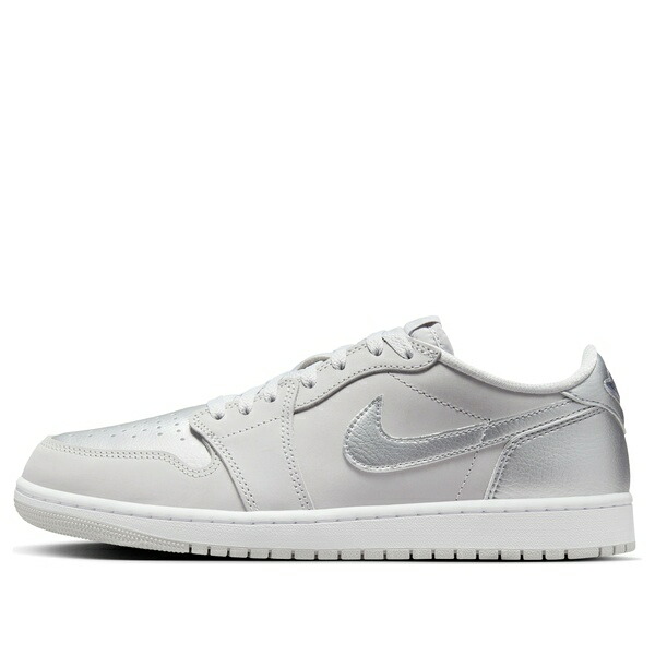 Jordan ジョーダン メンズ スニーカー  【Air Jordan 1 Retro Low OG \u0027Metallic Silver\u0027 CZ0790-002】  大きさ US_6.5(24.5糎)