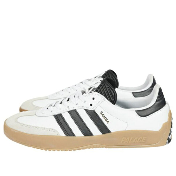 adidas アディダス メンズ スニーカー  【adidas x Palace Puig Samba \u0027White Black\u0027 HQ6098】  大きさ US_8.5(26.5糎)