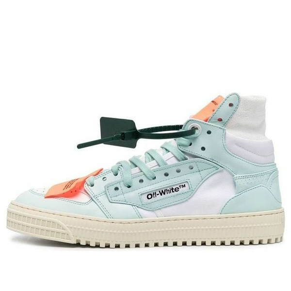Off-White オフホワイト メンズ スニーカー 【Off-White Off-Court 3.0 High 'White Blue' OMIA065F22LEA0010151】 サイズ US_5(23.0cm)|asty