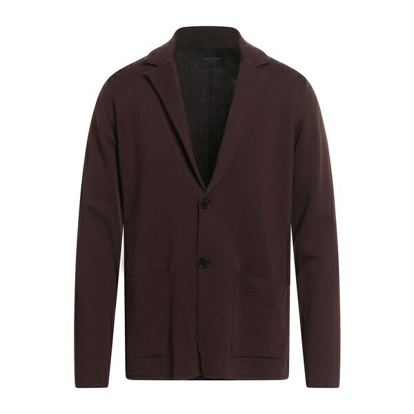 【送料無料】 ロベルトコリーナ メンズ カーディガン アウター Cardigans Brown