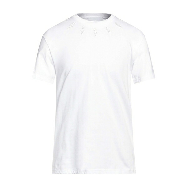 【送料無料】 ニールバレット メンズ Tシャツ トップス T-shirts White|asty