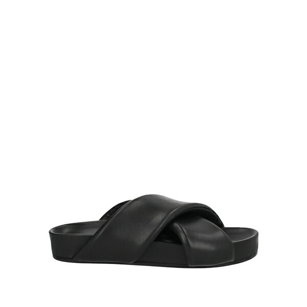 【送料無料】 ジル・サンダー メンズ サンダル シューズ Sandals Black