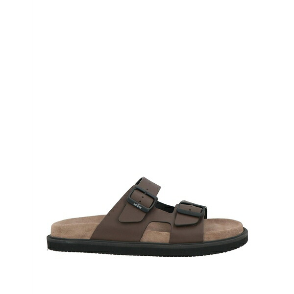 【送料無料】 ホーガン メンズ サンダル シューズ Sandals Brown|asty