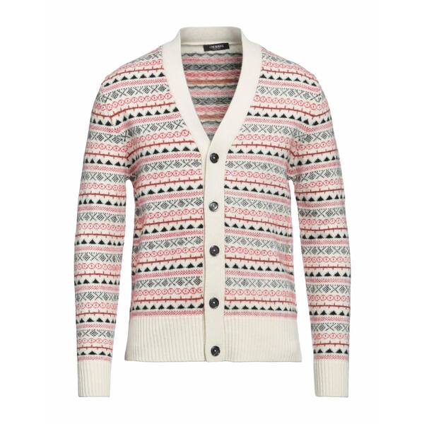 【送料無料】 プラス・サーティー・ナイン・マスク メンズ カーディガン アウター Cardigans White