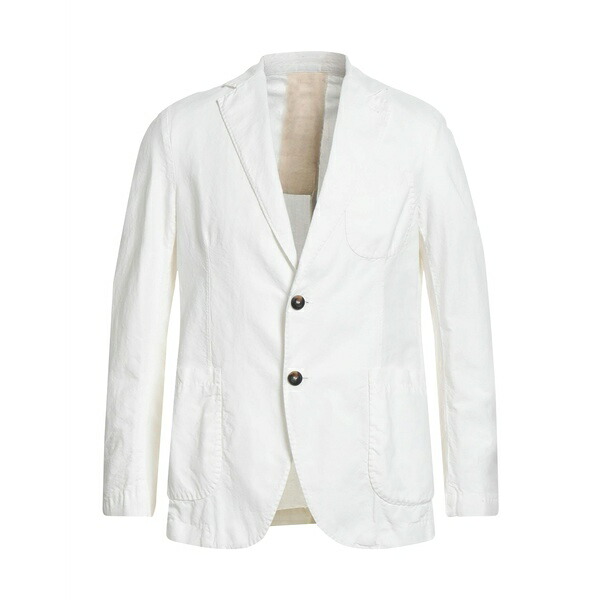 【送料無料】 メッサジェリエ メンズ ジャケット&ブルゾン アウター Blazers White|asty